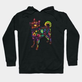 Dog of Flowers Hoodie